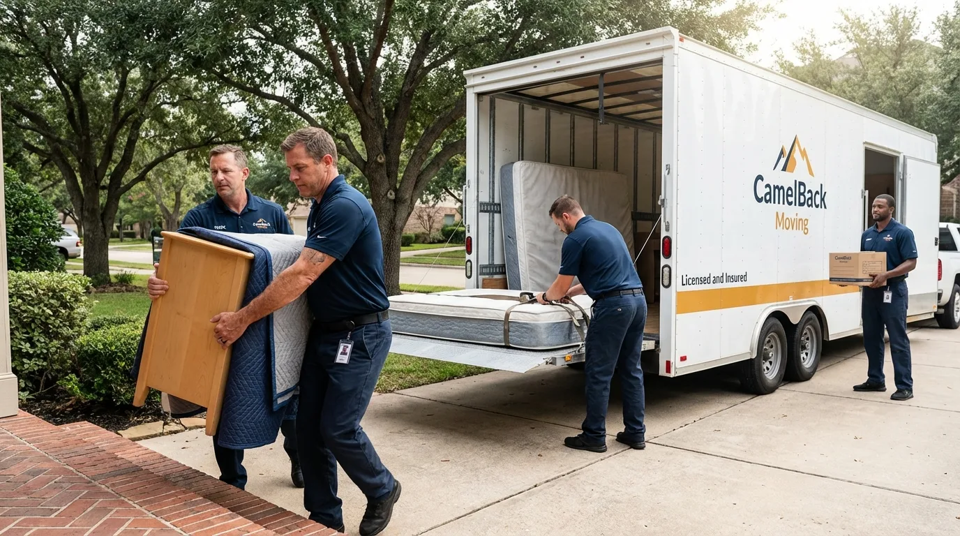Crew loading residential truck for cross-state move from Ringwood, NJ